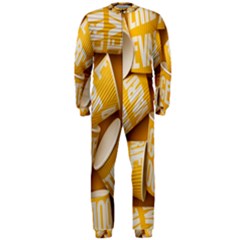 Yellow-cups Onepiece Jumpsuit (men)