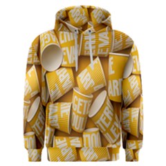 Yellow-cups Men s Overhead Hoodie
