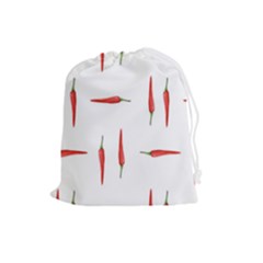 Pepper Drawstring Pouch (large) by SychEva
