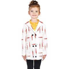 Pepper Kids  Double Breasted Button Coat by SychEva