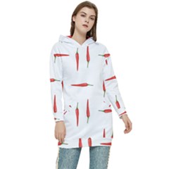 Pepper Women s Long Oversized Pullover Hoodie by SychEva