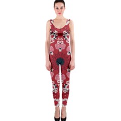 Traditional Cherry Blossom  One Piece Catsuit by Kiyoshi88