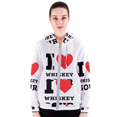 I Love Whiskey Sour Women s Zipper Hoodie by ilovewhateva