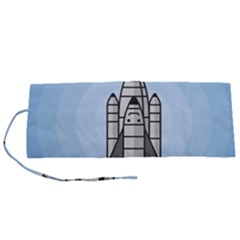 Rocket Shuttle Spaceship Science Roll Up Canvas Pencil Holder (s) by Salman4z