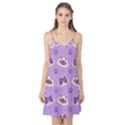 Cute Colorful Cat Kitten With Paw Yarn Ball Seamless Pattern Camis Nightgown  View1