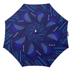 Classic-blue-background-abstract-style Straight Umbrellas