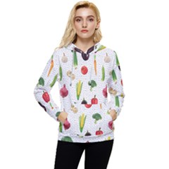 Vegetable Women s Lightweight Drawstring Hoodie by SychEva