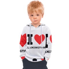 I Love Lamington Kids  Overhead Hoodie by ilovewhateva