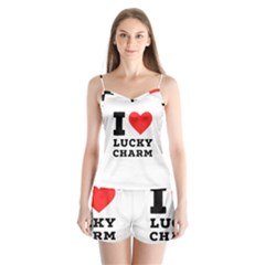 I Love Lucky Charm Satin Pajamas Set by ilovewhateva