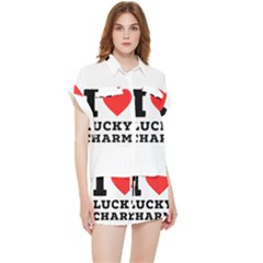 I Love Lucky Charm Chiffon Lounge Set by ilovewhateva