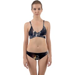 Astronaut Space Walk Wrap Around Bikini Set