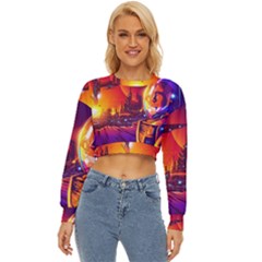 Far-future-human-colonization Lightweight Long Sleeve Sweatshirt by Salman4z