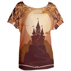 Beautiful-castle Women s Oversized Tee by Salman4z