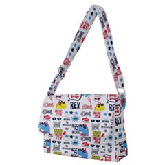 Monster-cool-seamless-pattern Full Print Messenger Bag (m)
