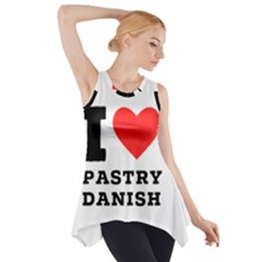 I Love Pastry Danish Side Drop Tank Tunic by ilovewhateva