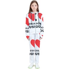 I Love Chocolate Mousse Kids  Tracksuit by ilovewhateva