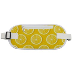 Lemon-fruits-slice-seamless-pattern Rounded Waist Pouch