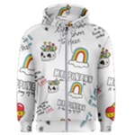 Abstract-fashion-background-suitable-fabric-printing Men s Zipper Hoodie