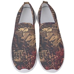 Vintage Cityscape City Retro Old Men s Slip On Sneakers