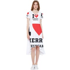 I Love Cherry Cheesecake High Low Boho Dress by ilovewhateva