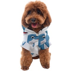 Blue Dolphin Dog Coat