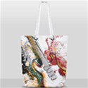 Electric Guitar Full Print Rope Handle Tote (Small) View1