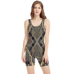 Brain Technology Data Digital Women s Wrestling Singlet
