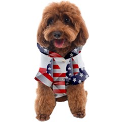 United States Of America Flag Of The United States Independence Day Dog Coat by danenraven