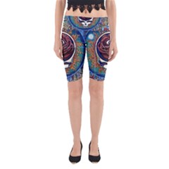 Grateful Dead Ahead Of Their Time Yoga Cropped Leggings by Mog4mog4