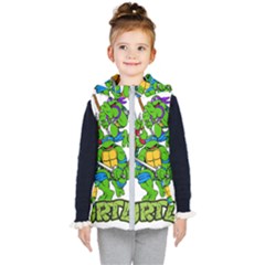 Teenage Mutant Ninja Turtles Kids  Hooded Puffer Vest by Mog4mog4