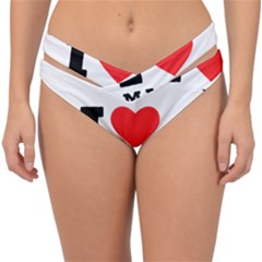 I Love Maple Double Strap Halter Bikini Bottoms by ilovewhateva