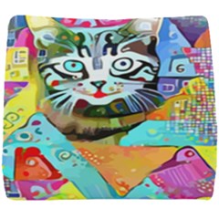 Kitten Cat Pet Animal Adorable Fluffy Cute Kitty Seat Cushion by 99art