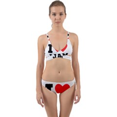 I Love Jam Wrap Around Bikini Set by ilovewhateva