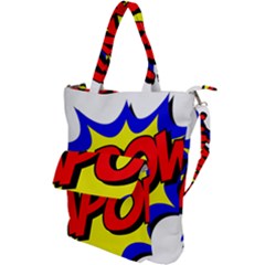 Kapow-comic-comic-book-fight Shoulder Tote Bag