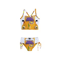 Car-transportation-cartoon-comic Girls  Tankini Swimsuit by 99art