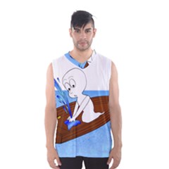 Spirit-boat-funny-comic-graphic Men s Basketball Tank Top by 99art