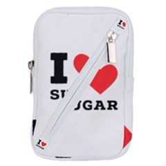 I Love Sugar  Belt Pouch Bag (large) by ilovewhateva