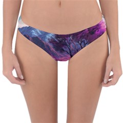 Landscape Landscape Painting Purple Purple Trees Reversible Hipster Bikini Bottoms by Cowasu