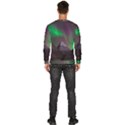 Fantasy Pyramid Mystic Space Aurora Men s Fleece Sweatshirt View4