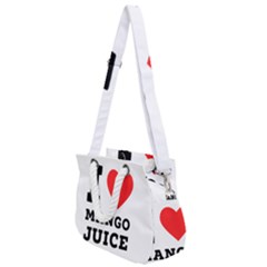 I Love Mango Juice  Rope Handles Shoulder Strap Bag by ilovewhateva