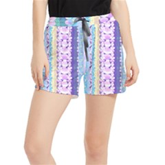 Background Graphic Beautiful Wallpaper Art Women s Runner Shorts