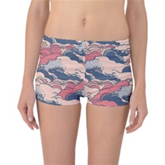 Waves Ocean Sea Water Pattern Rough Seas Reversible Boyleg Bikini Bottoms