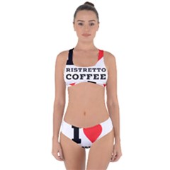 I Love Ristretto Coffee Criss Cross Bikini Set by ilovewhateva
