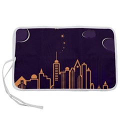 Skyscraper-town-urban-towers Pen Storage Case (l) by Wav3s