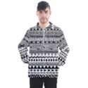 Boho-style-pattern Men s Half Zip Pullover View1