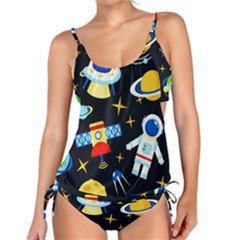 Space Seamless Pattern Tankini Set by Wav3s