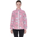 Cute-unicorn-seamless-pattern Women s High Neck Windbreaker View1