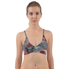 Design Pattern Scarf Gradient Wrap Around Bikini Top