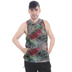Design Pattern Scarf Gradient Men s Sleeveless Hoodie by Vaneshop