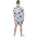 Panda Floating In Space And Star Men s Mesh Tee and Shorts Set View2